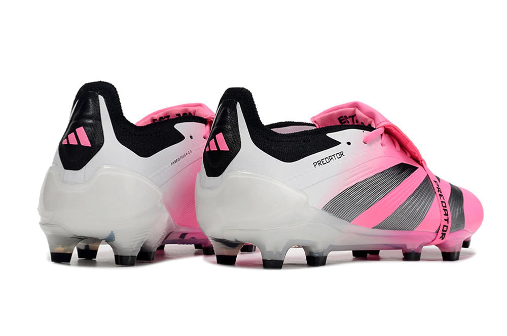 Chuteira Adidas Predstrike Elite Campo - Branco/Rosa