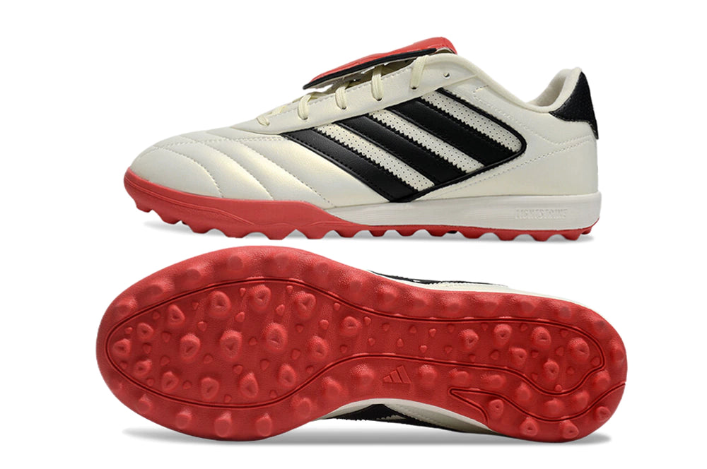 Chuteira Adidas Copa Gloro 2 Society - Bege/Laranja