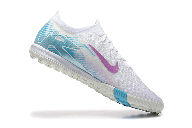 Chuteira Nike Mercurial Vapor 16 Elite Society - Branco/Azul/Roxo