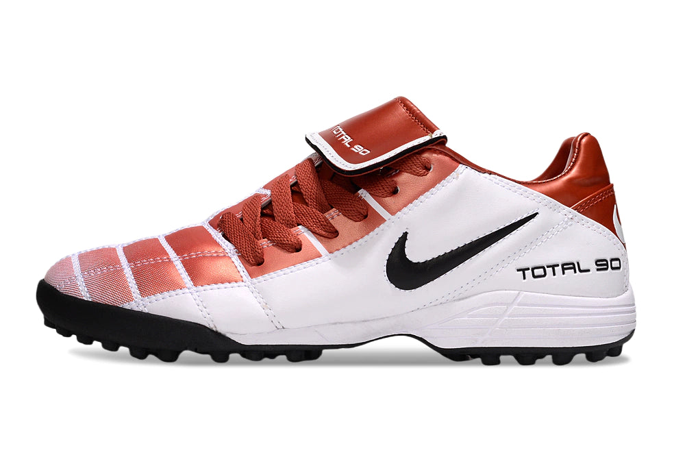 Chuteira Nike Total 90 Society - Branco/Vermelho