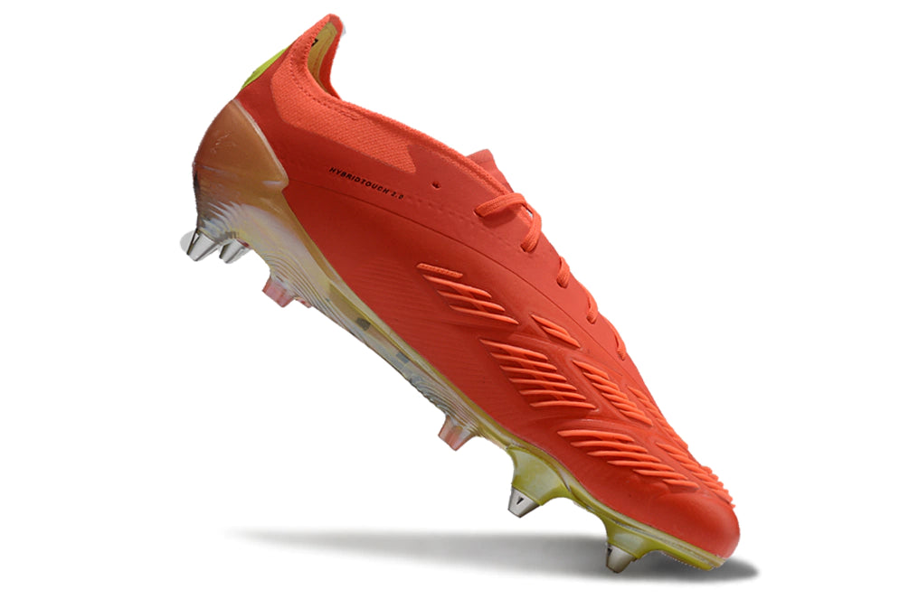 Chuteira Adidas Predator Elite SG - Preto/Laranja