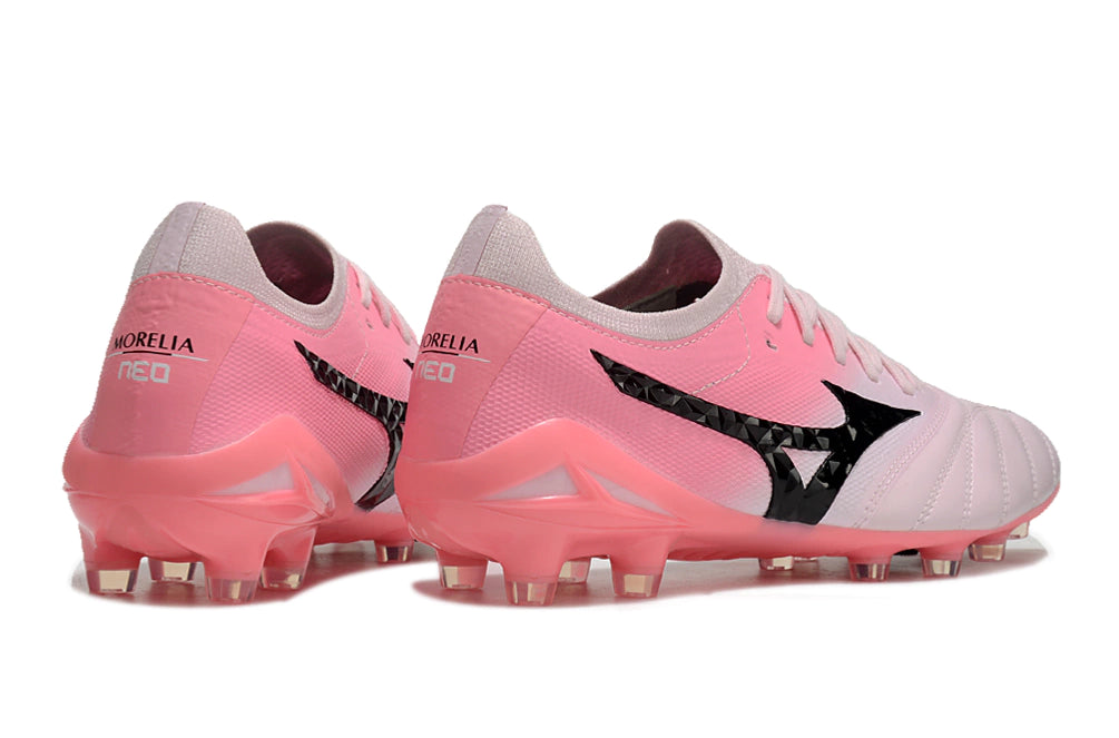 Chuteira Mizuno Morelia Neo 4 Campo - Rosa