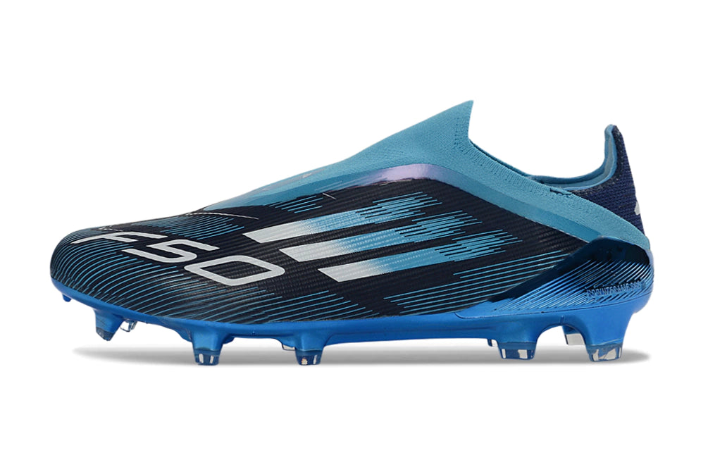 Chuteira Adidas F50 X Laceless Campo - Azul
