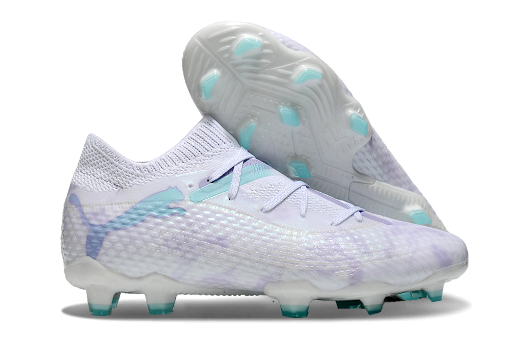 Chuteira Puma Future 7 Ultimate FG - Branco/Prata