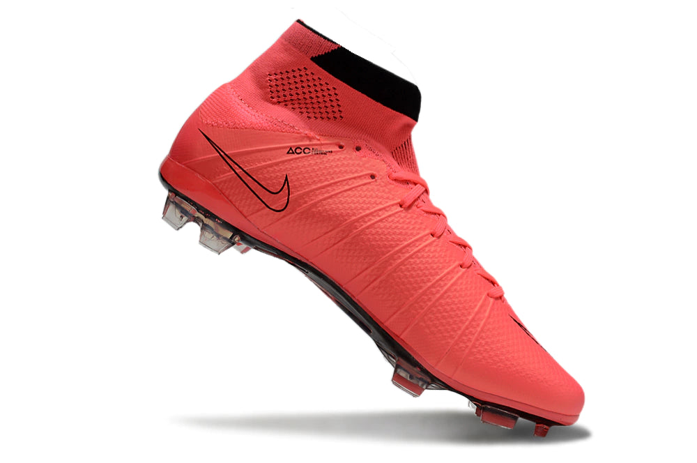 Chuteira Nike Mercurial Superfly 4 Elite Campo - Laranja/Preto