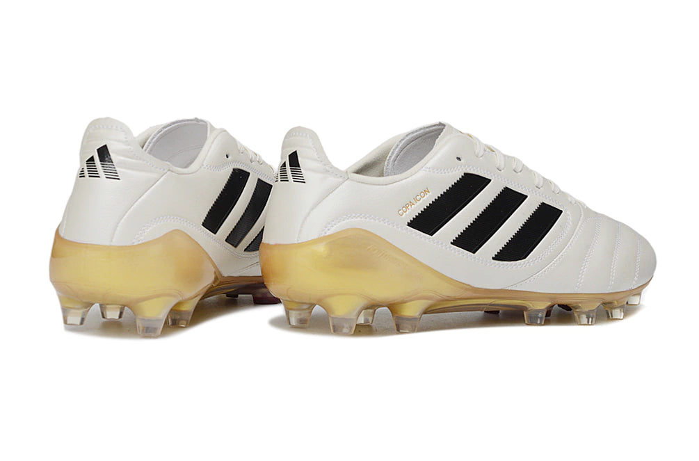 Chuteira Adidas Copa Icon 2 FG - Branco/Dourado