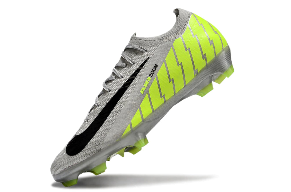 Chuteira Nike Air Zoom Mercurial Vapor 16 Elite FG - Cinza/Preto/Verde
