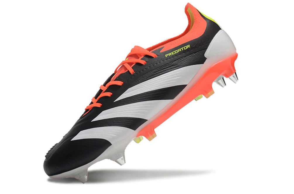 Chuteira Adidas Predator Elite SG - Laranja/Branco/Preto