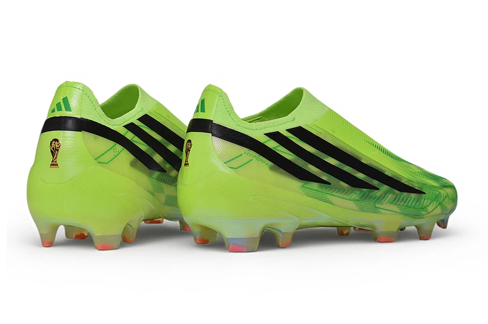 Chuteira Adidas F50 Hyperfast Laceless FG - Verde