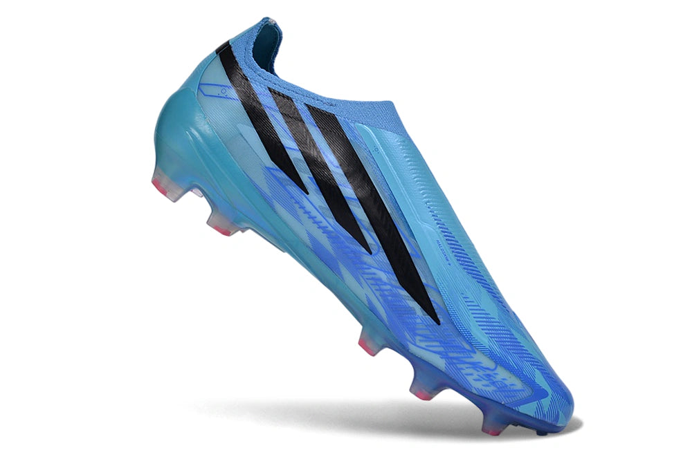 Chuteira Adidas F50 Hyperfast Laceless FG - Azul