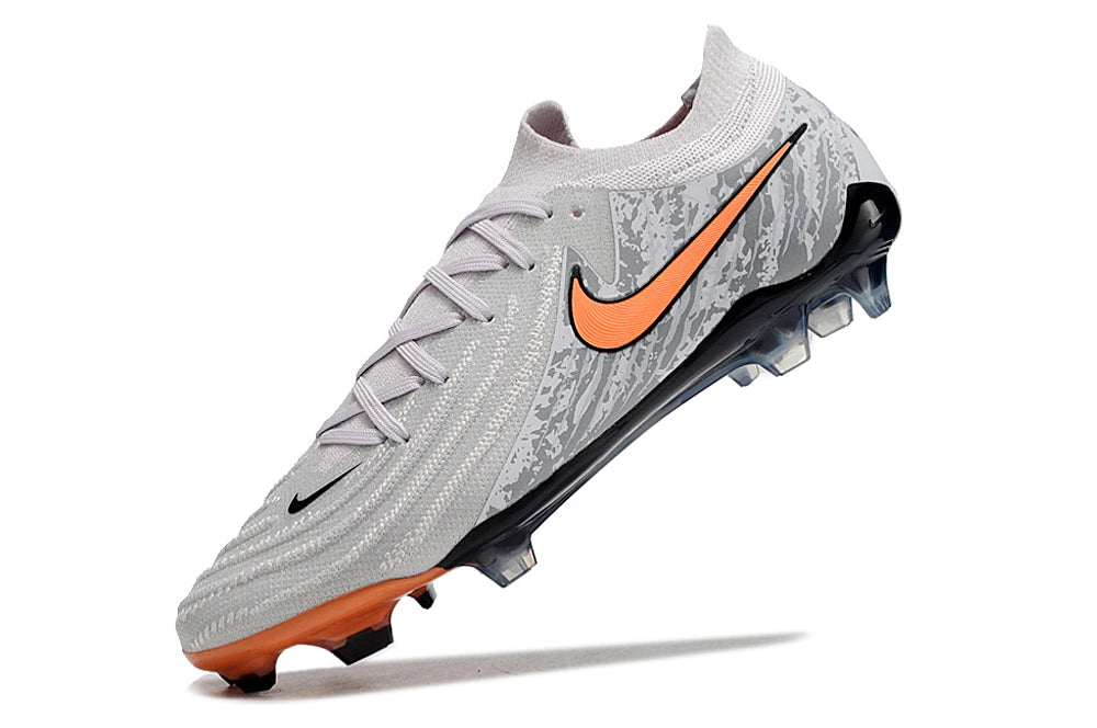 Chuteira Nike Campo Phantom GX2 Elite Campo FG - Cinza/Laranja