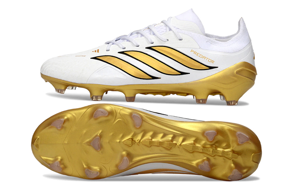 Chuteira Adidas Predator Elite 26 Campo FG - Dourado