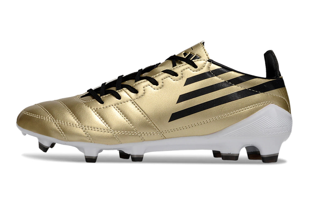 Chuteira Adidas F50 X Campo - Dourado/Preto