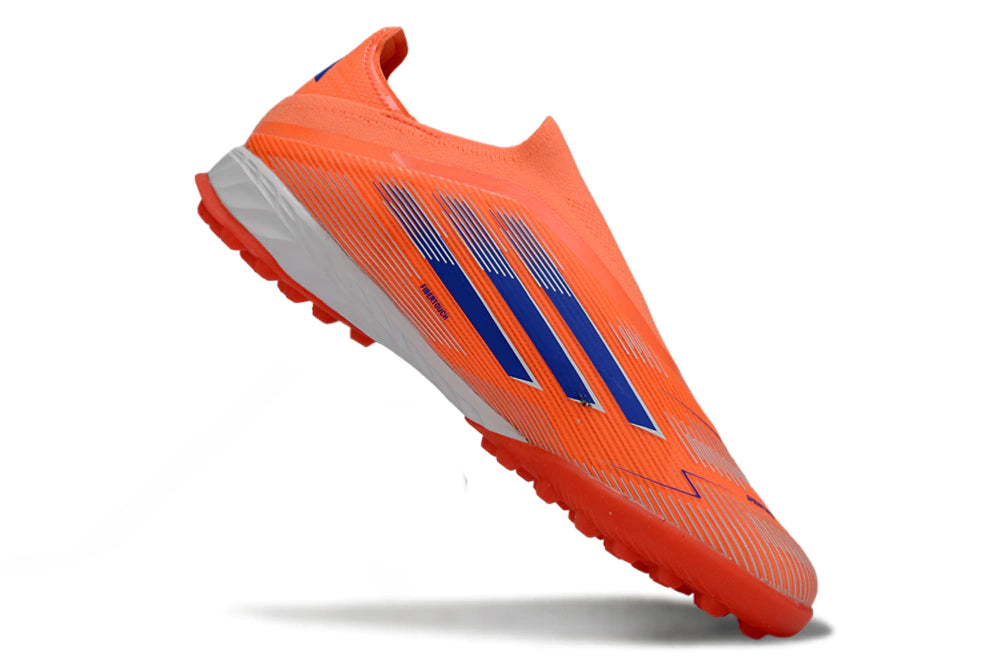 Chuteira Adidas F50 Pro Laceless Society "Coral Blaze"