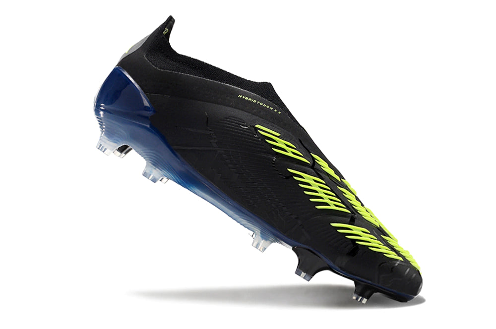 Chuteira Adidas Predstrike Elite Laceless Campo - Preto/Verde