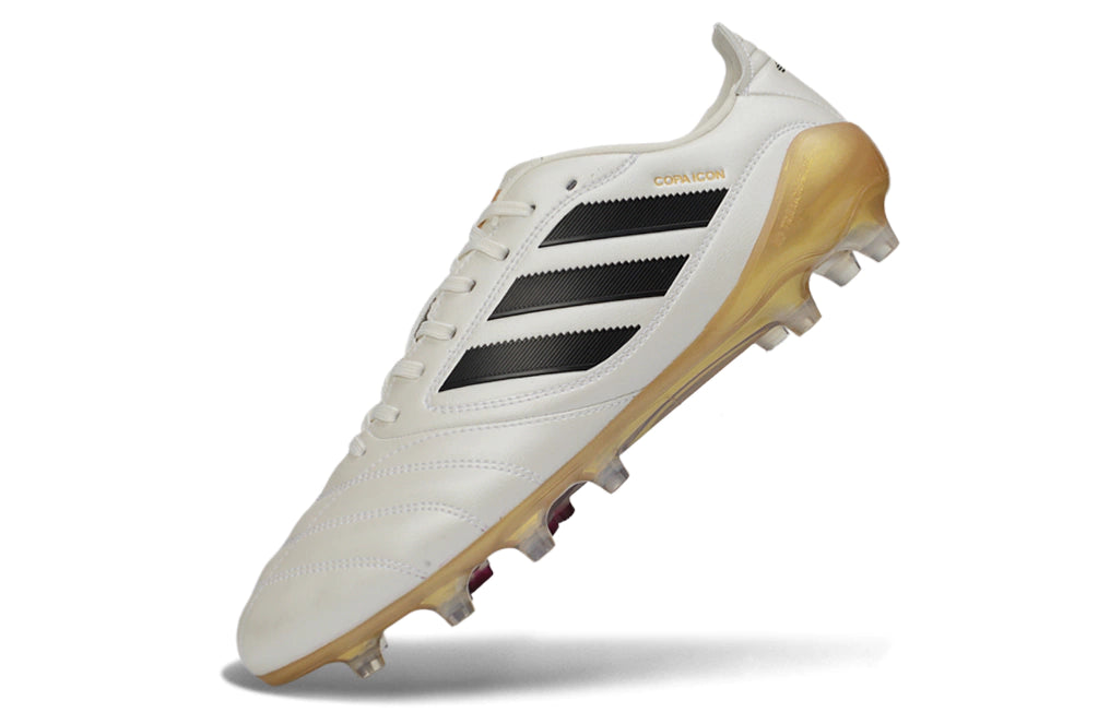 Chuteira Adidas Copa Icon 2 FG - Branco/Dourado