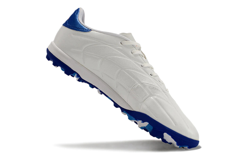 Chuteira Adidas Copa Pure.1 Society - Branco/Azul Escuro/Azul