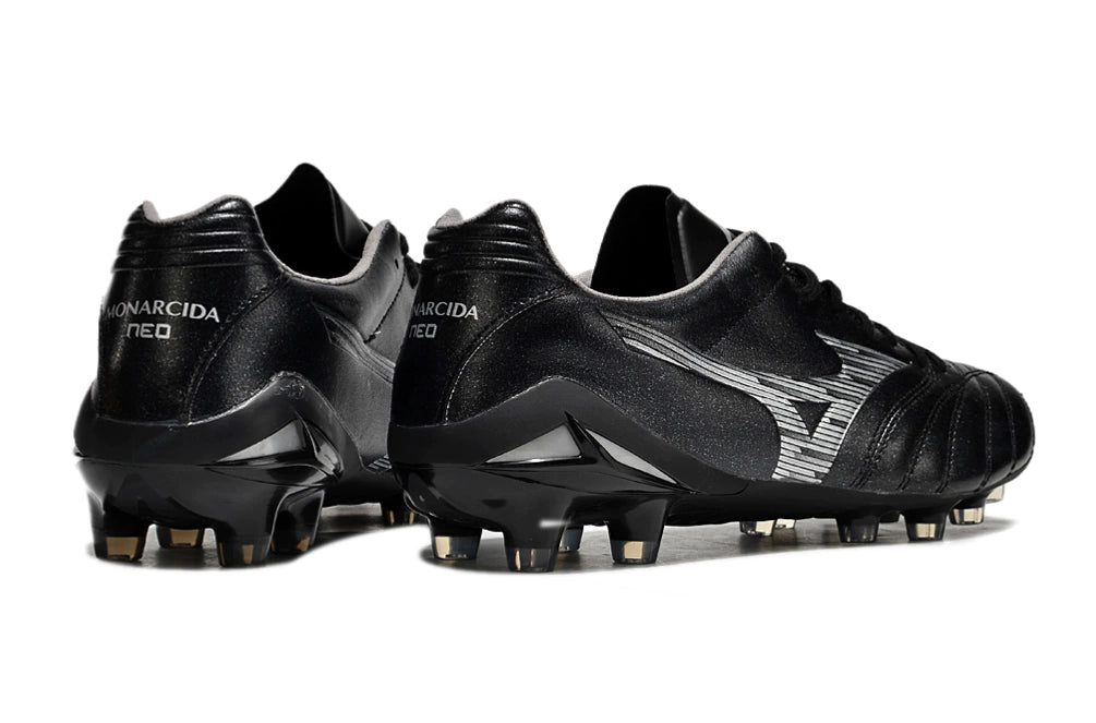 Chuteira Mizuno Morelia Neo 4 Campo - Preto/Branco