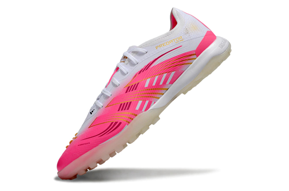 Chuteira Adidas Predator 25 Elite Society - Branco/Rosa