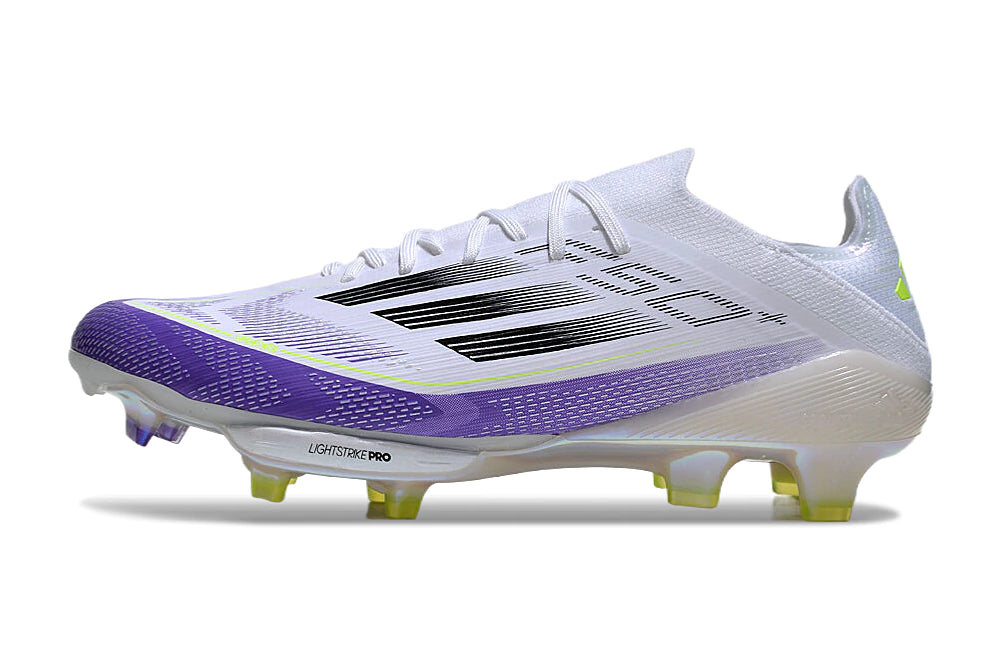 Chuteira Adidas F50.1 Elite Campo - Branco/Roxo