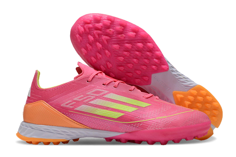 Chuteira Adidas X F50 Pro Society - Rosa/Laranja