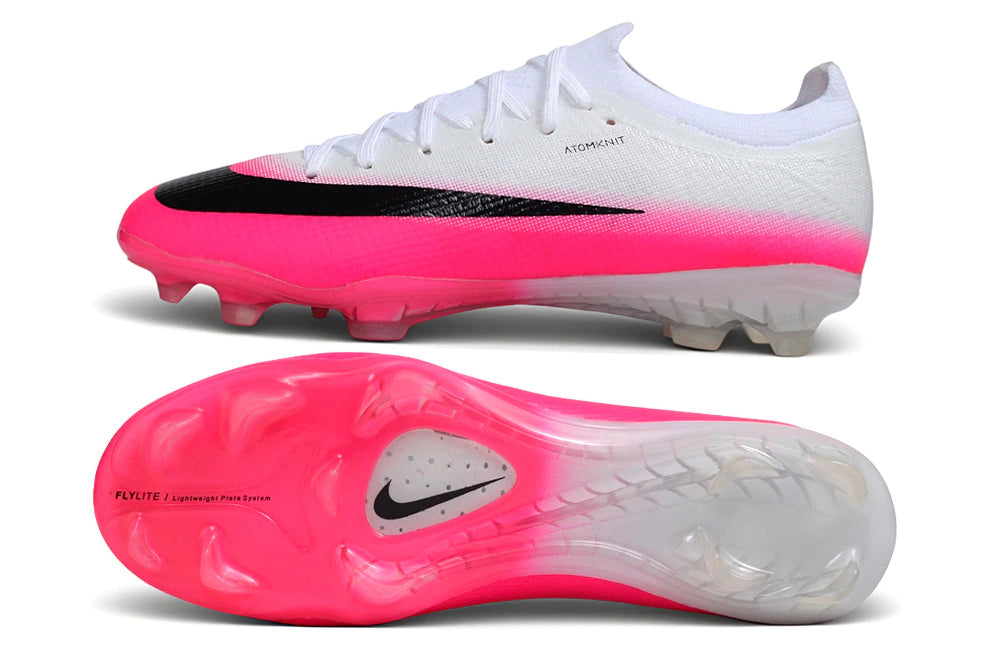 Chuteira Nike Mercurial Vapor 17 Elite FG - Branco/Rosa