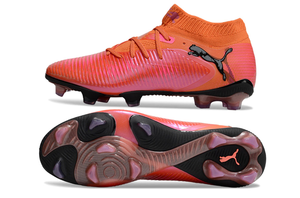 Chuteira Puma Future 8 Ultimate Botinha Campo FG - Laranja