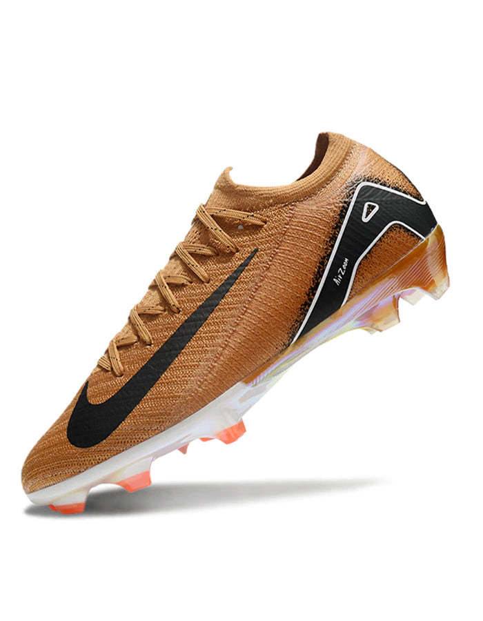 Chuteira Nike Air Zoom Mercurial Vapor 16 Elite FG - Marrom/Preto