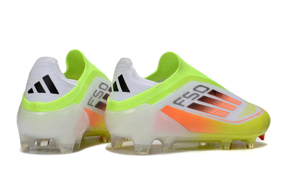Chuteira Adidas F50 X Laceless Campo - Verde/Branco