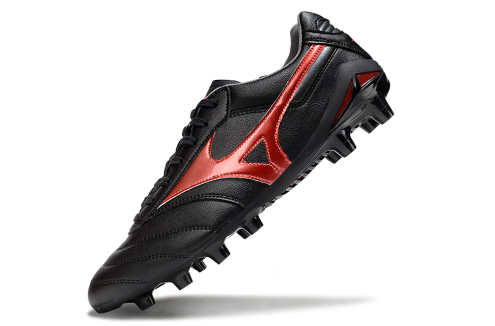 Chuteira Mizuno Morelia Neo Campo - Preto/Vermelho