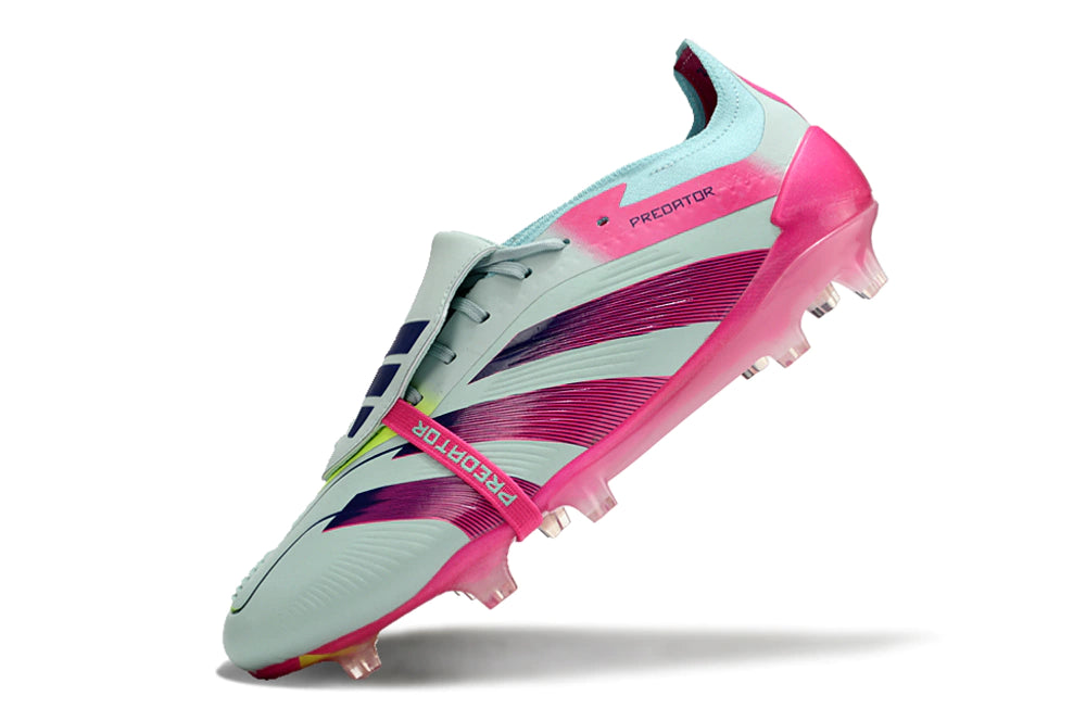 Chuteira Adidas Predstrike Elite Campo - Verde/Rosa