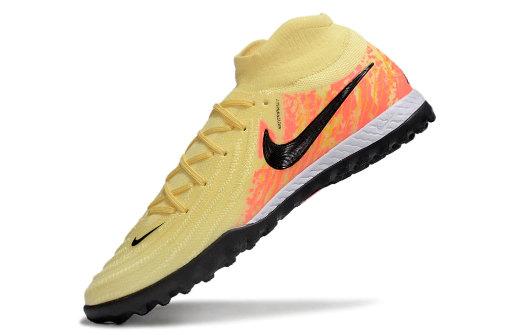 Chuteira Nike React Phantom Luna 2 Elite Society - Amarelo/Laranja/Preto