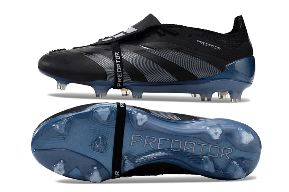 Chuteira Adidas Predstrike Elite Campo - Preto/Azul
