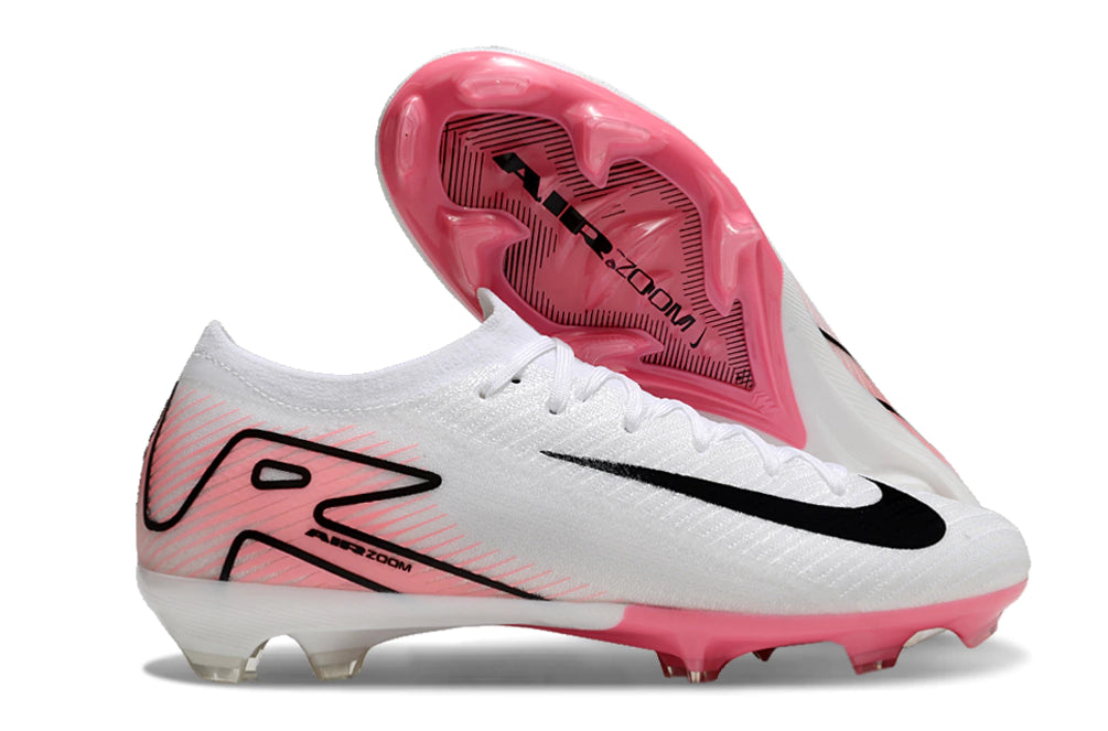 Chuteira Nike Air Zoom Mercurial Vapor 16 Elite FG - Branco/Rosa