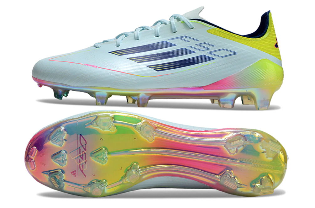 Chuteira Adidas F50 X Campo - Azul/Verde