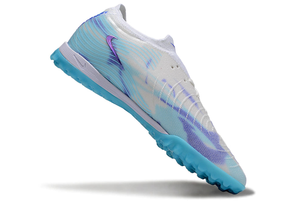 Chuteira Nike Phantom GX 2 Elite Society TF - Branco/Azul