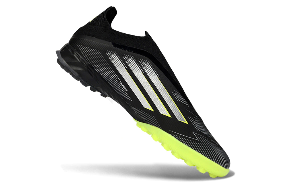 Chuteira Adidas F50 Pro Laceless Society - Preto/Verde