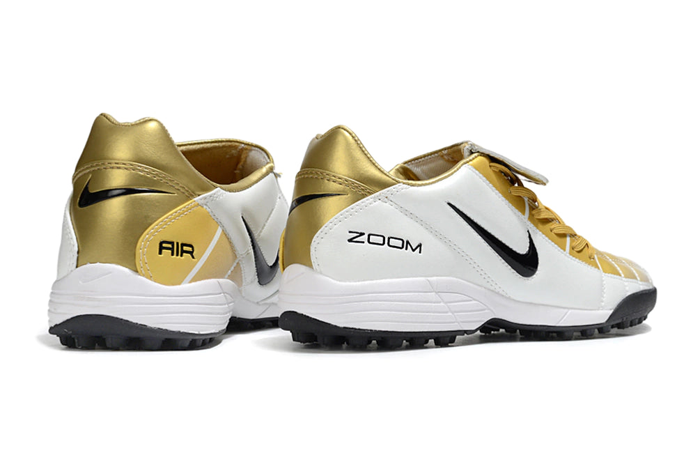 Chuteira Nike Total 90 Society - Branco/Dourado