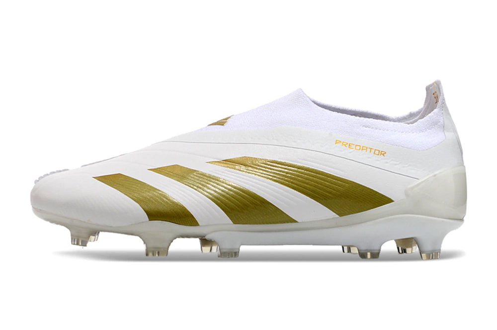 Chuteira Adidas Predstrike Elite Laceless Campo - Branco/Verde
