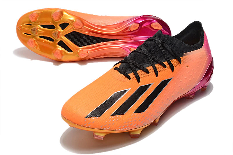 Chuteira Adidas X Speedportal.1 FG - Laranja/Rosa