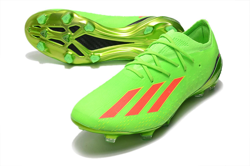 Chuteira Adidas X Speedportal.1 FG - Verde/Laranja