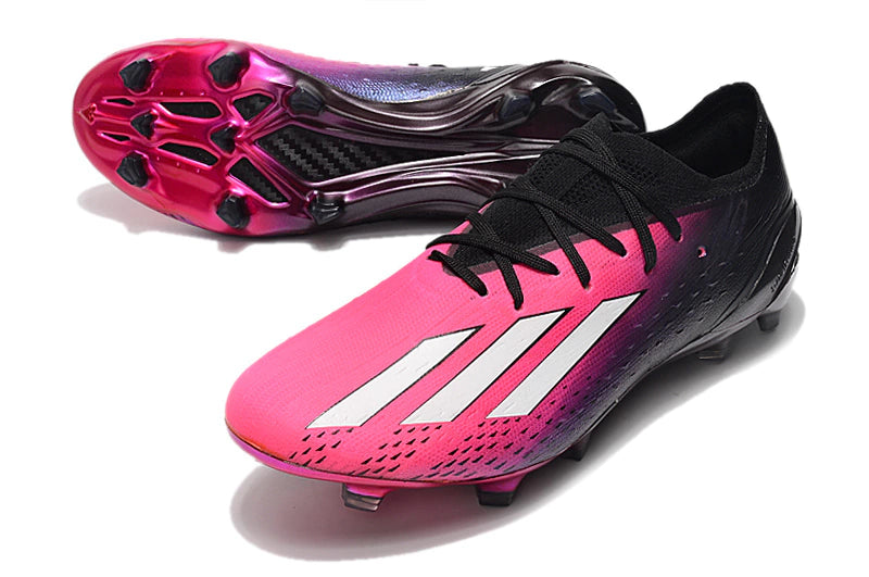 Chuteira Adidas X Speedportal.1 FG - Preto/Rosa