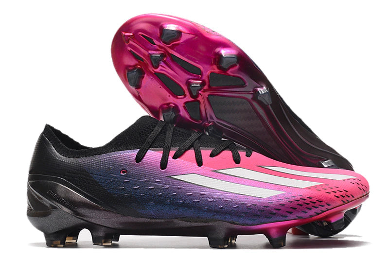 Chuteira Adidas X Speedportal.1 FG - Preto/Rosa