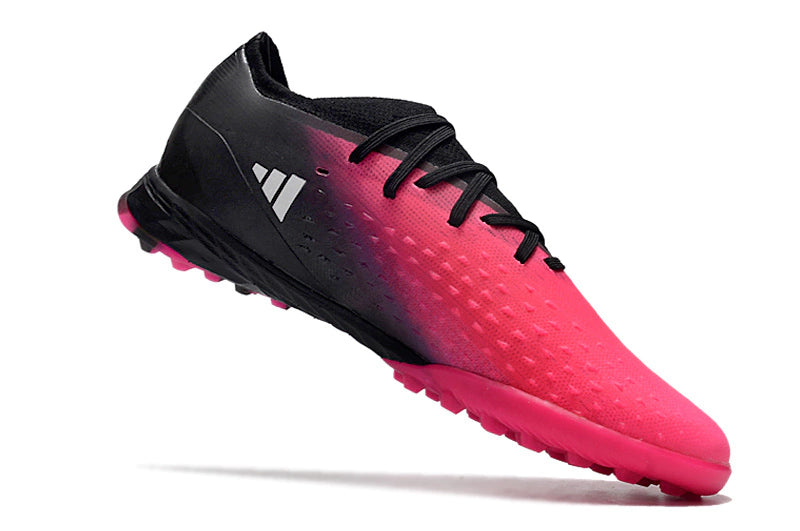 Chuteira Adidas X Speedportal.1 Society TF - Rosa/Preto