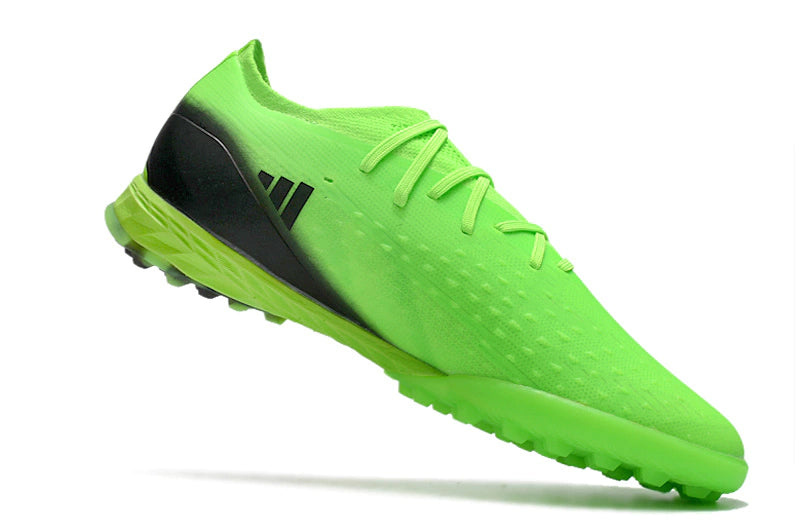 Chuteira Adidas X Speedportal.1 Society TF - Verde/Preto