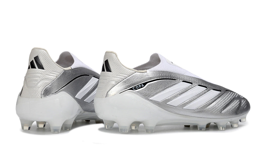 Chuteira Adidas Copa Pure 4 Laceless Elite Campo - Prata