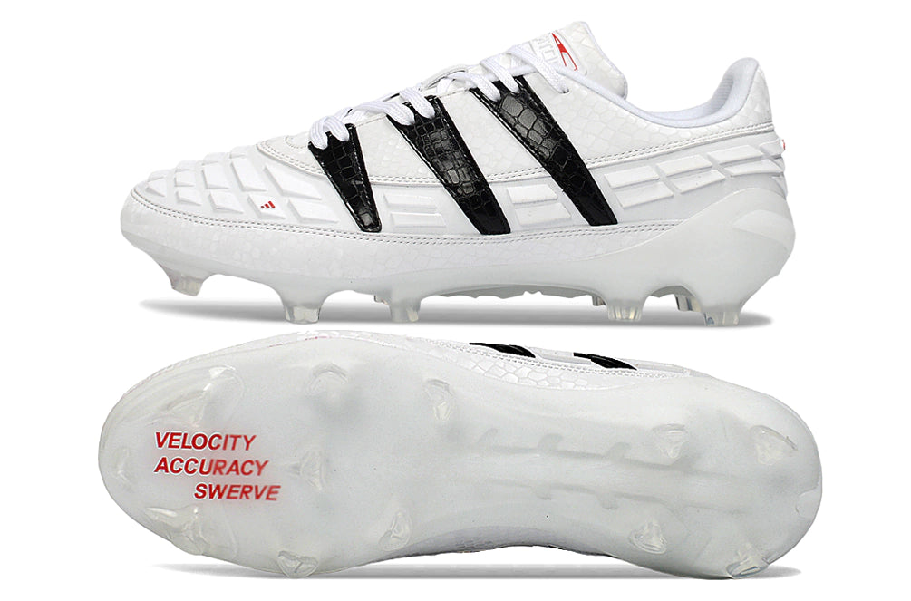 Chuteira Adidas Predator Accelerator FG - Branco