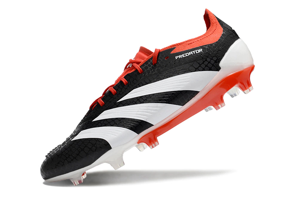 Chuteira Adidas Predator Elite Campo FG - Preto/Vermelho