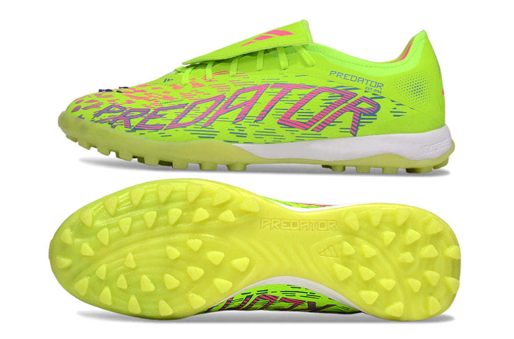 Chuteira Adidas Predator Tongue Elite 25 Society "Mystic Victory"