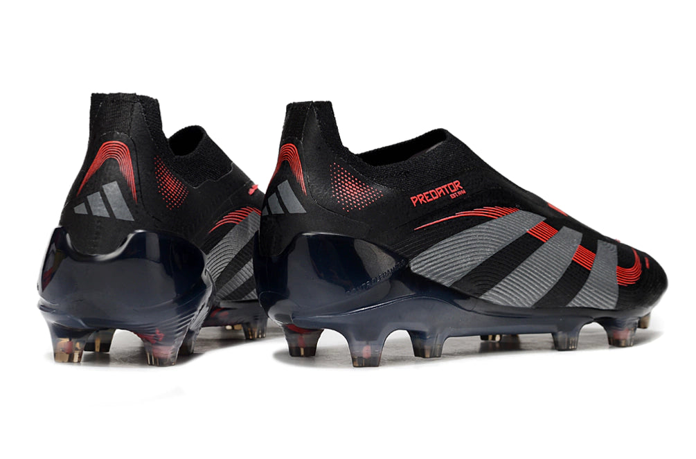 Chuteira Adidas Predator Elite 25 Laceless Campo "Stealth Victory"